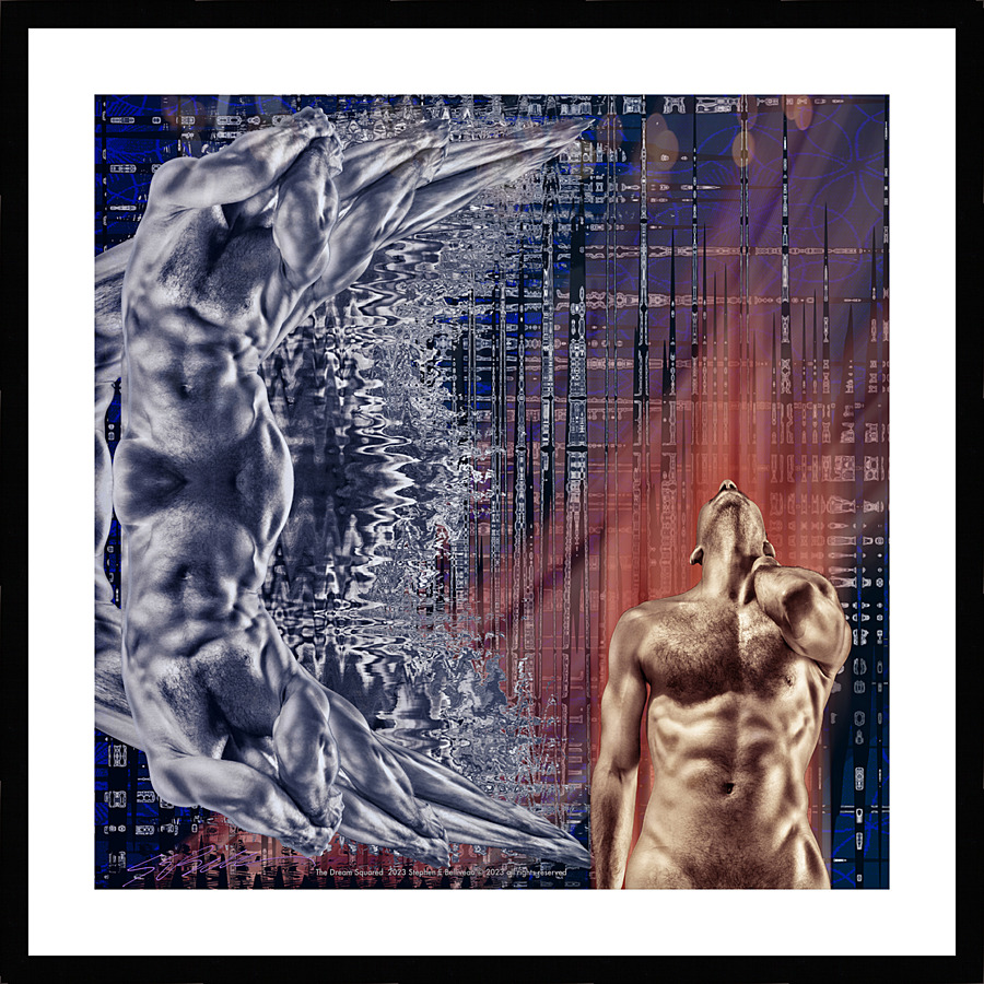 THE DREAM SQUARED Picture Frame print