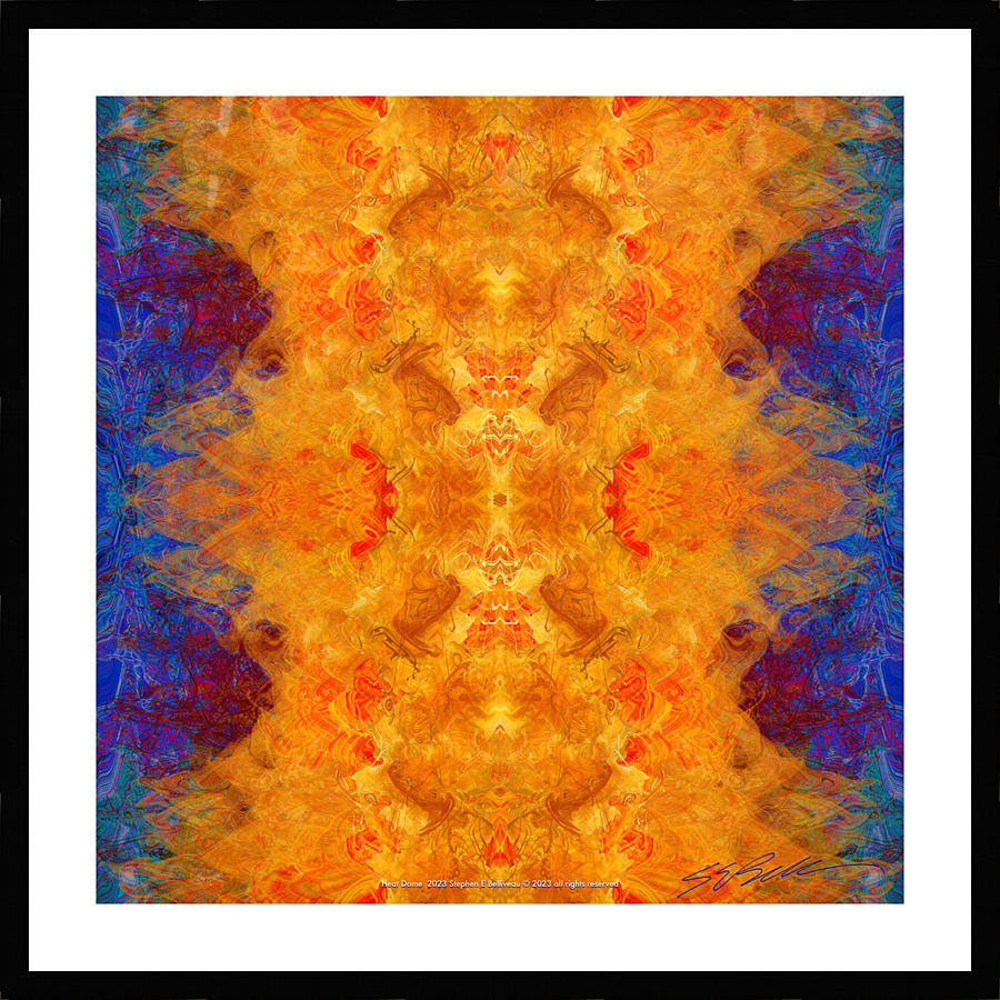 HEAT DOME  Picture Frame print