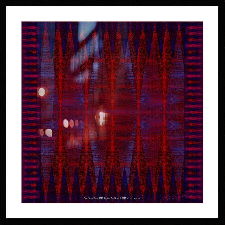 TEST PATTERN THREE  Picture Frame print