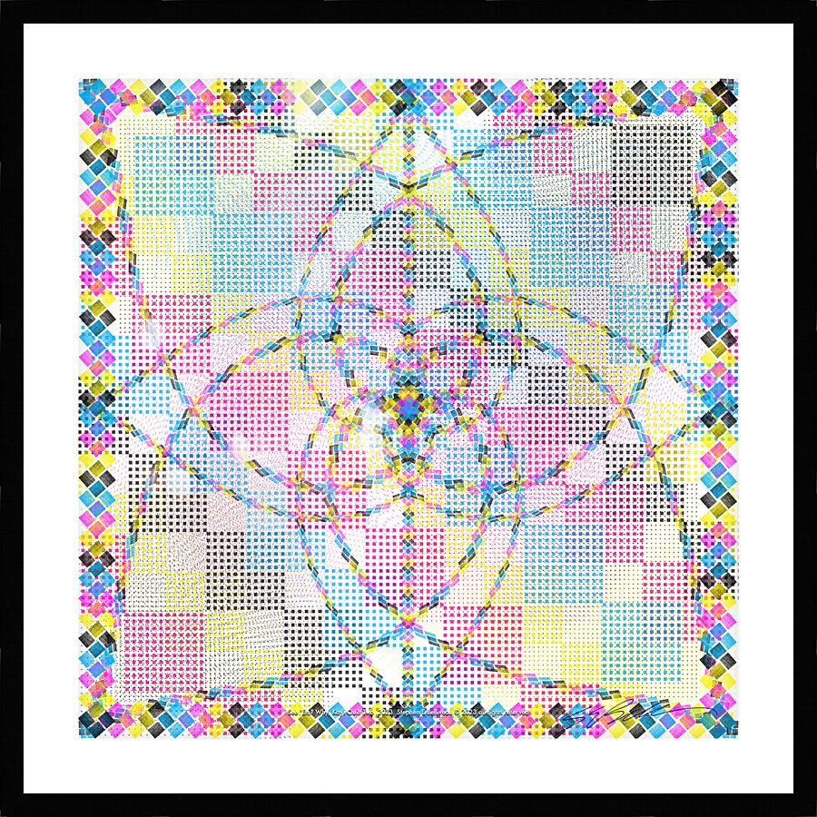 SEE  EM WHY KAY QUILT TWO  Picture Frame print