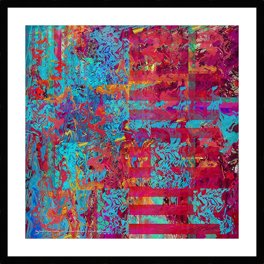 THE FEAST OF SAINT STEPHEN  Picture Frame print