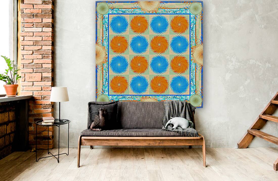 SPINY MCM QUILT  Reproduction
