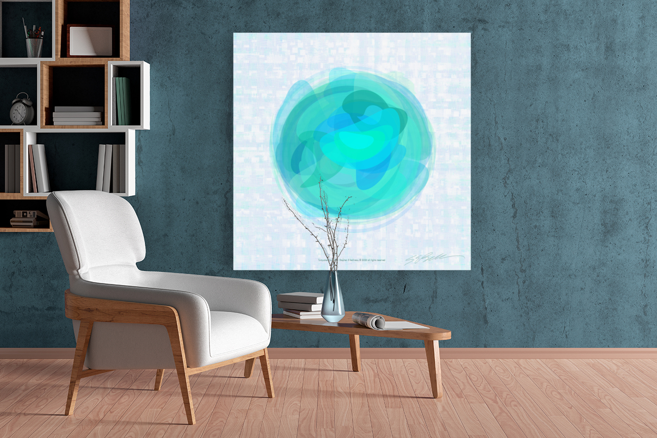 Turquoise Star Star  Reproduction