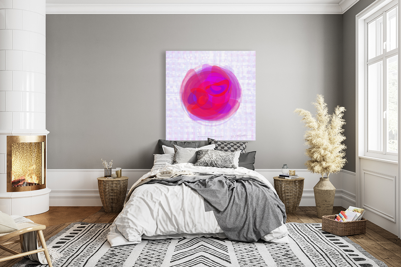 Red Violet Star  Reproduction