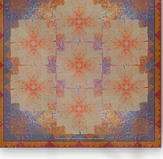 MY JOURNAL QUILT  by Stephen Belliveau