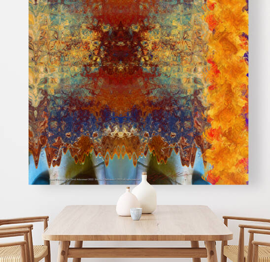 FOUND SITUATION WITH FLORAL ADORNMENT  by Stephen Belliveau