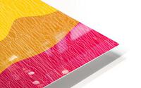 WARM OMBRE WAVELENGTH HD Metal print
