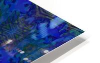 BIG BLUE TREMBLING PATTERN  HD Metal print