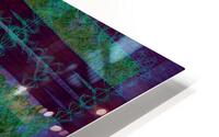 DISTORTED BACKYARD QUILT HD Metal print