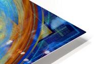 TITANIUM GLOW SQUIRCLES  HD Metal print