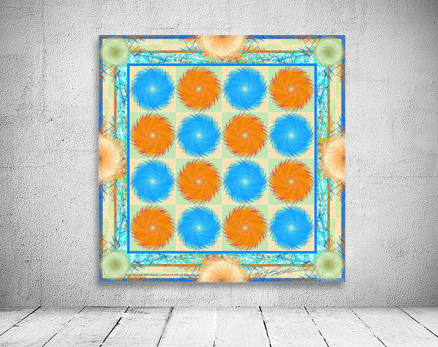 SPINY MCM QUILT  Wall Preview