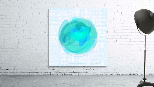 Turquoise Star Star  Wall Preview