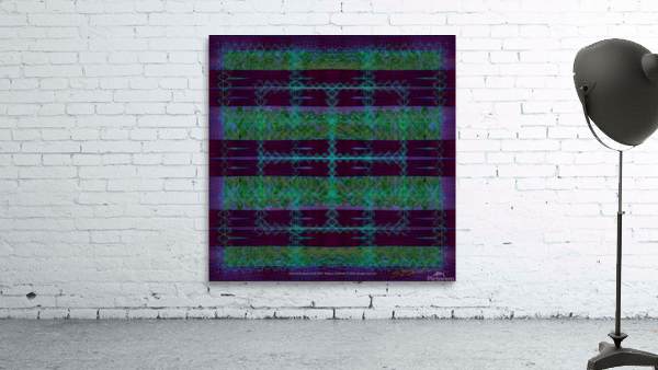 DISTORTED BACKYARD QUILT Wall Preview