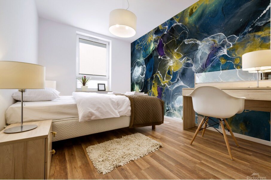 Cosmic Pond Mural print