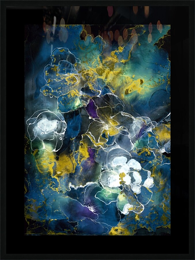 Cosmic Pond Picture Frame print
