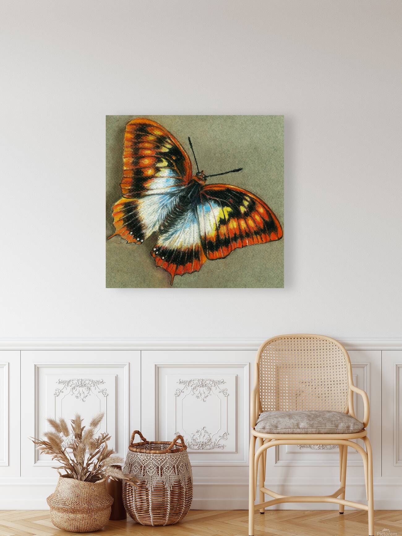 Pastel Butterfly Reproduction