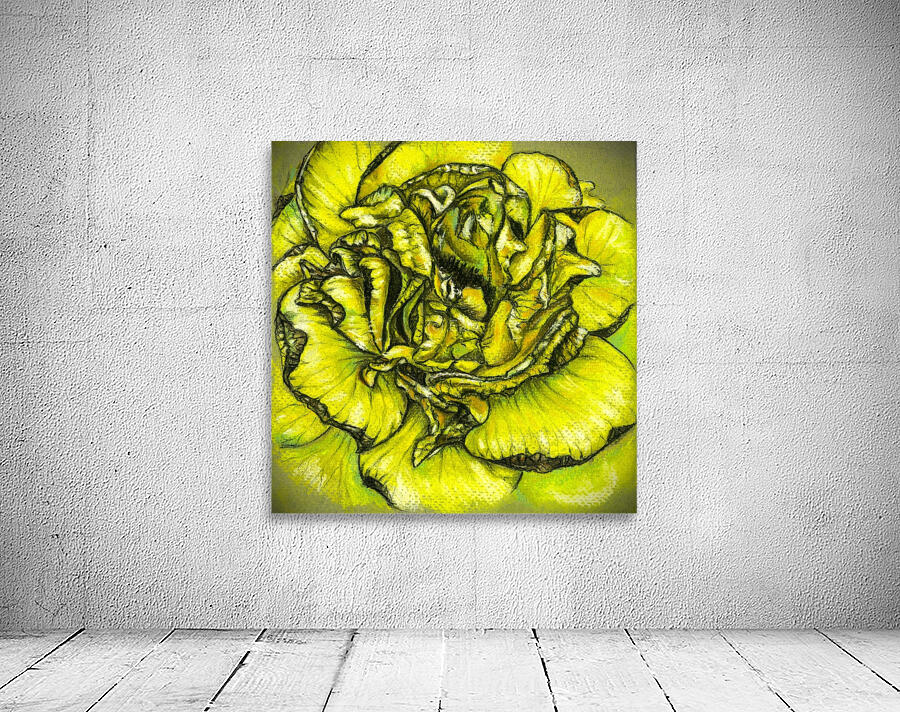 Withering Yellow Rose Wall Preview