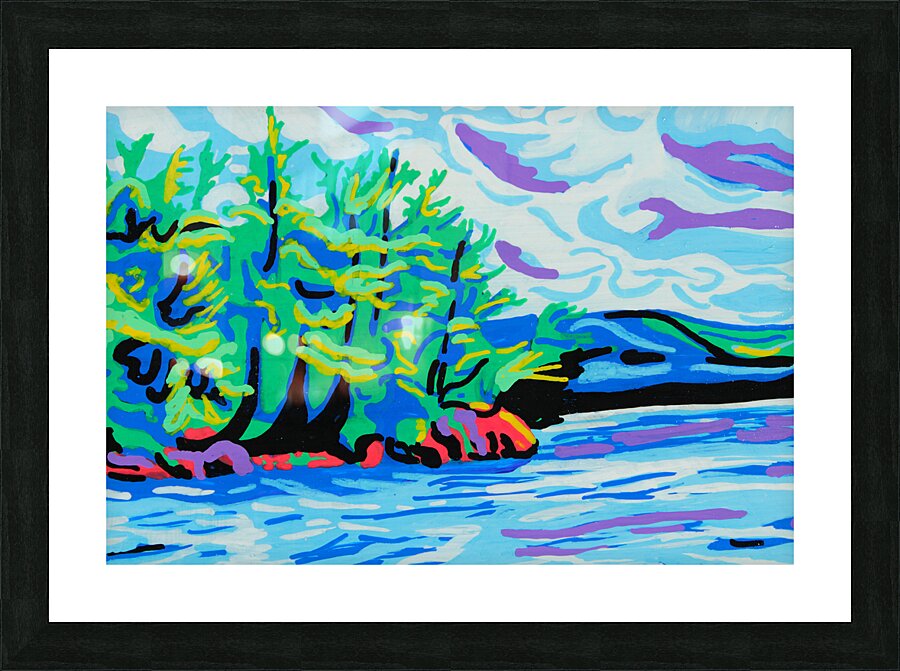 Ahern - Acrylic Marker Drawing Picture Frame print
