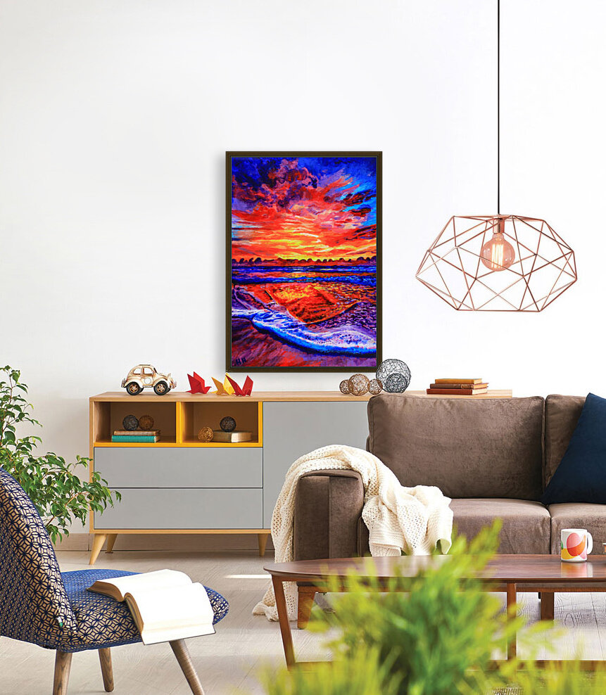 Sea Sunset Reproduction