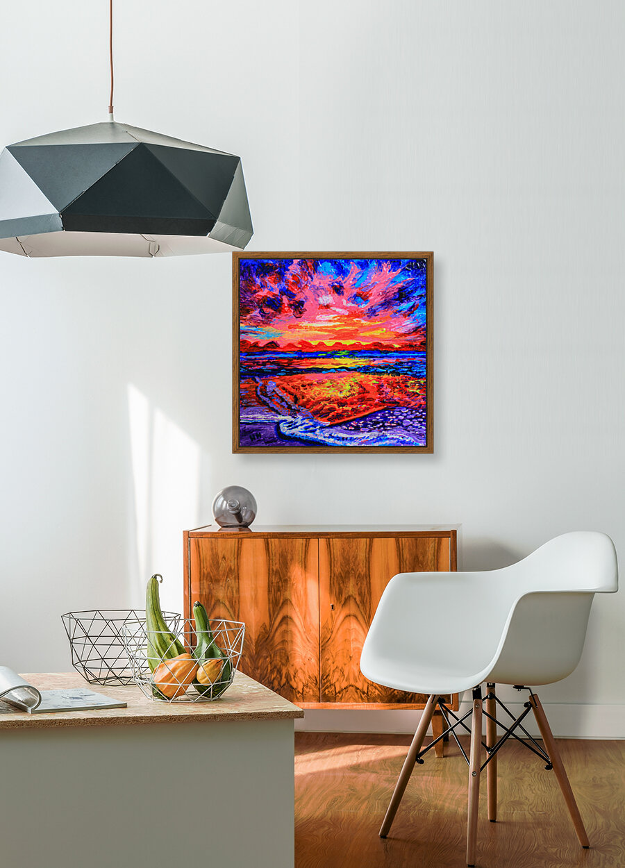Sea Sunset mini Reproduction