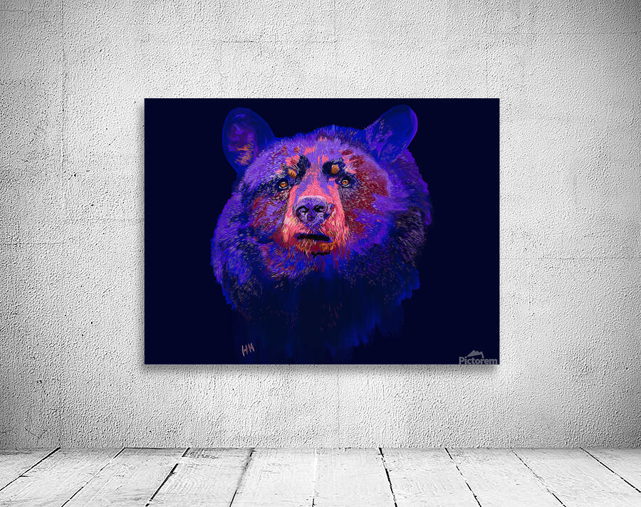 Bear - Digital painting Wall Preview