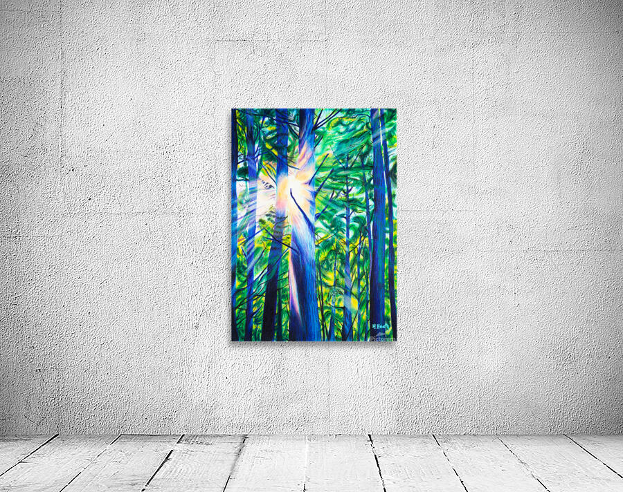 Sun Rays - Color Pencil Drawing Wall Preview