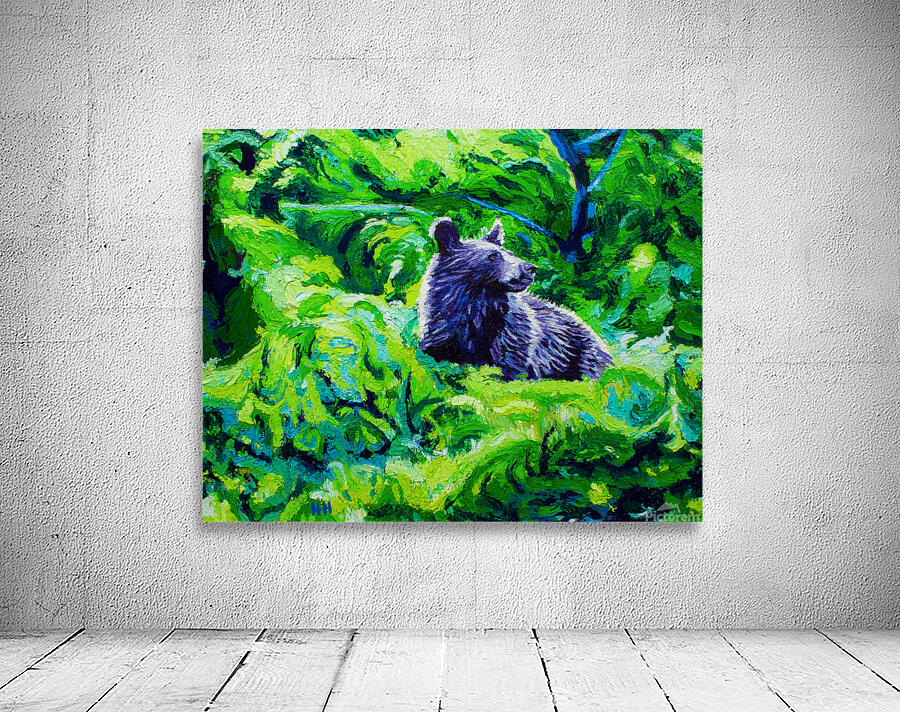 Bear in the green Wall Preview