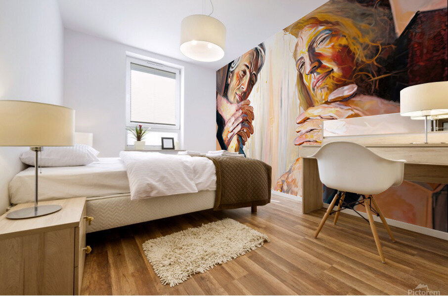 Face Time Mural print