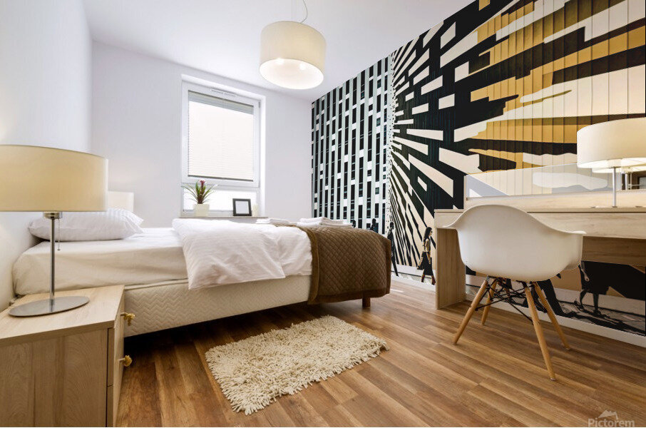 Collide Mural print