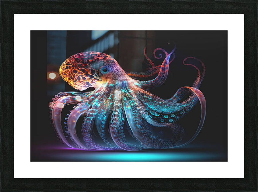 Holoctopus Picture Frame print