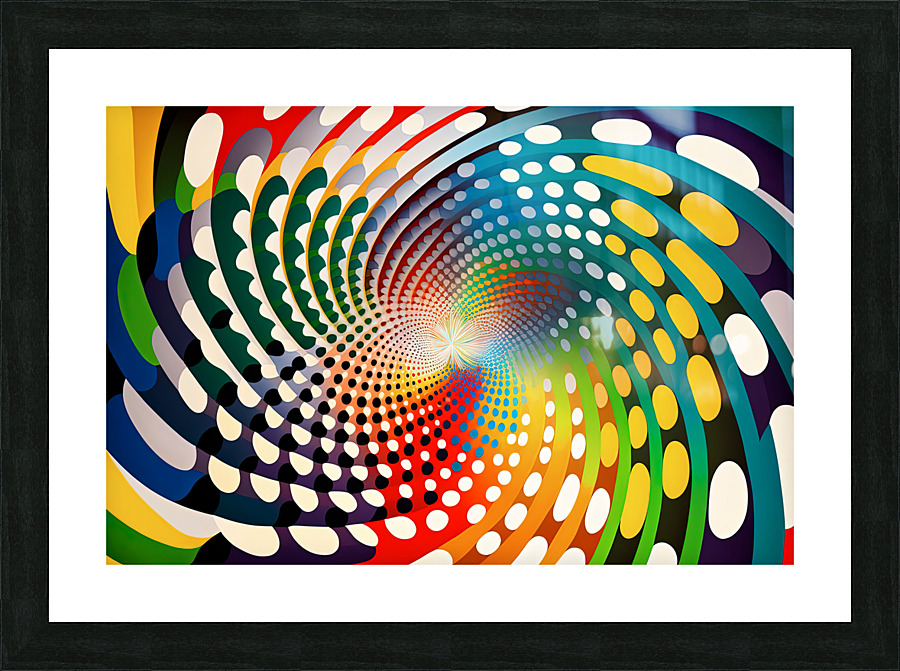 Tilt A Whirl Picture Frame print