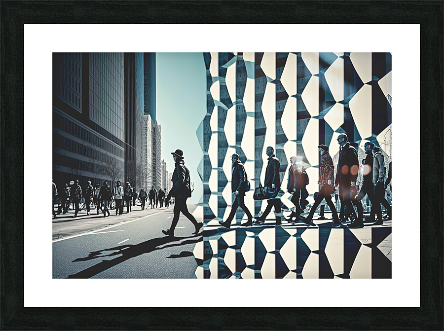 Emergency Exit Picture Frame print