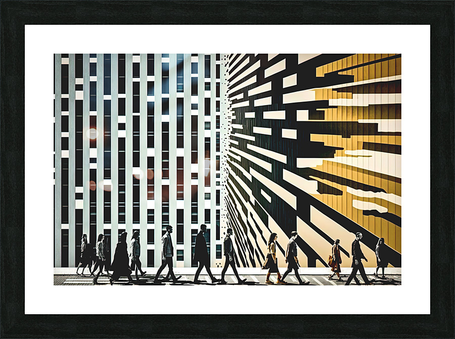 Collide Picture Frame print