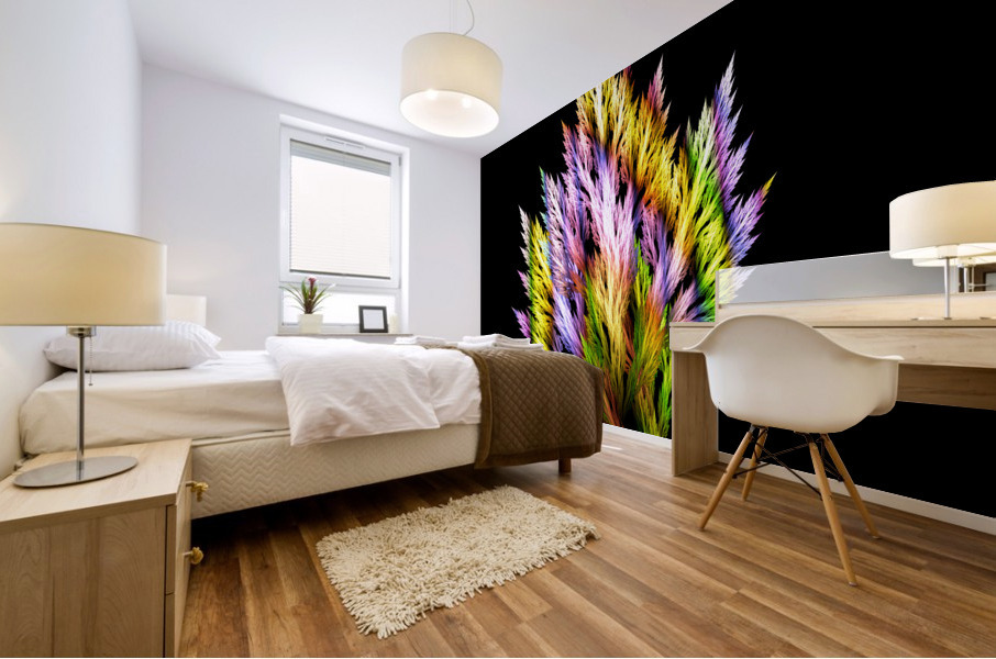 Pine Leaves Mural print
