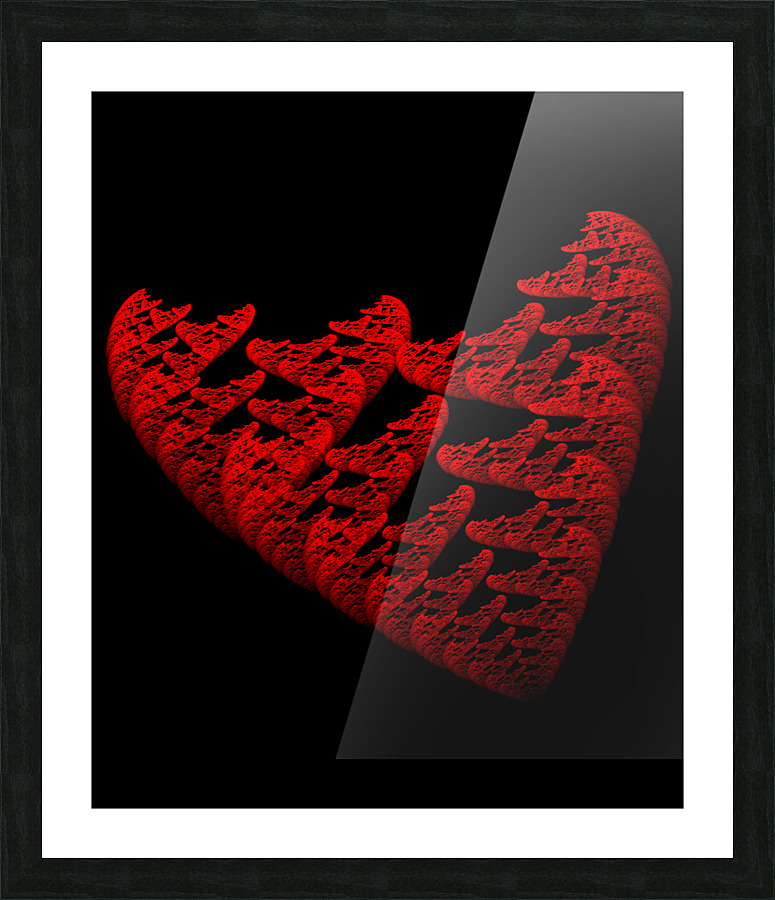 Broken Heart Picture Frame print