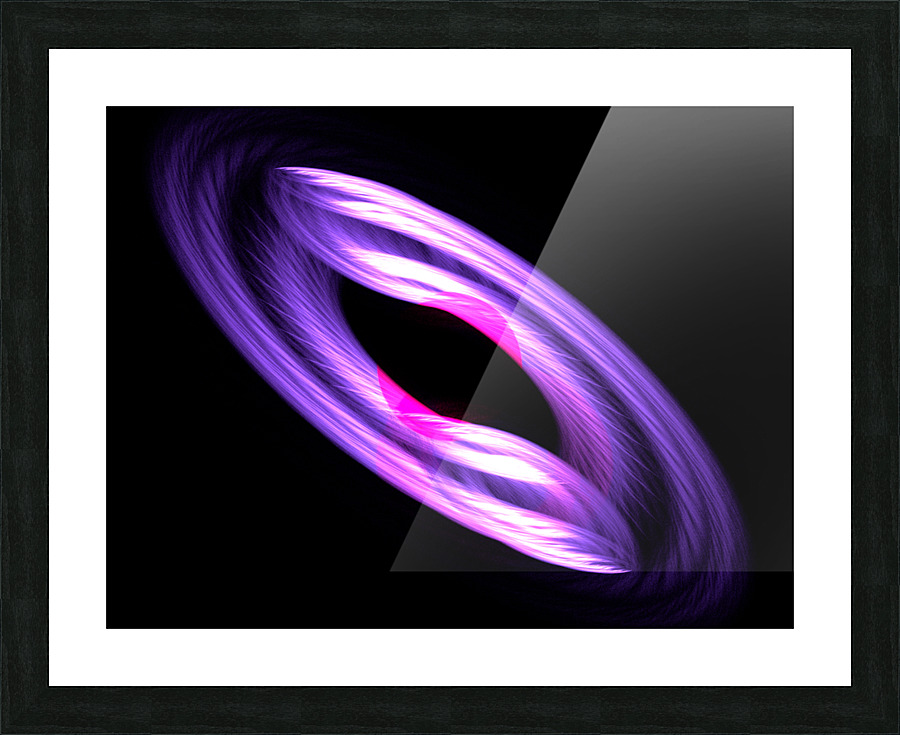 Galactic Kiss Picture Frame print