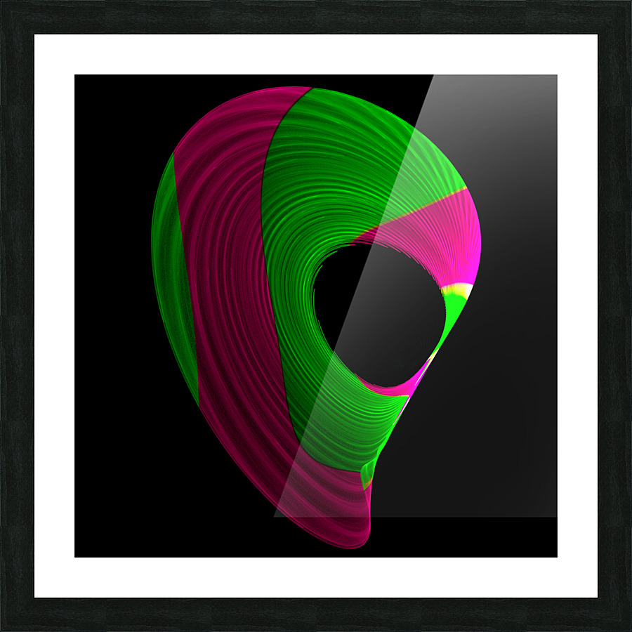 Green Alien Picture Frame print