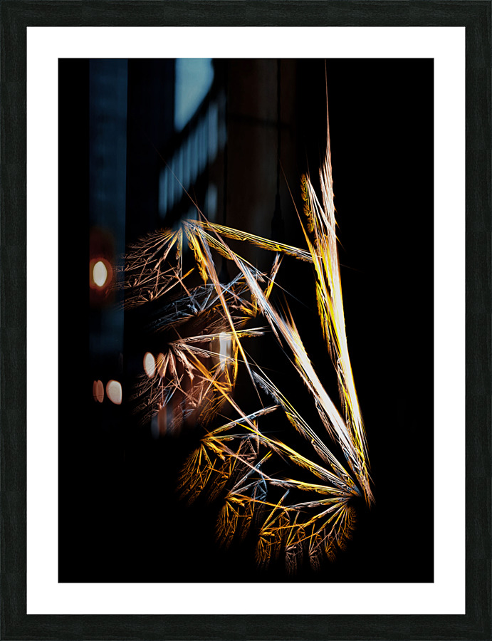 Dead Bush Picture Frame print