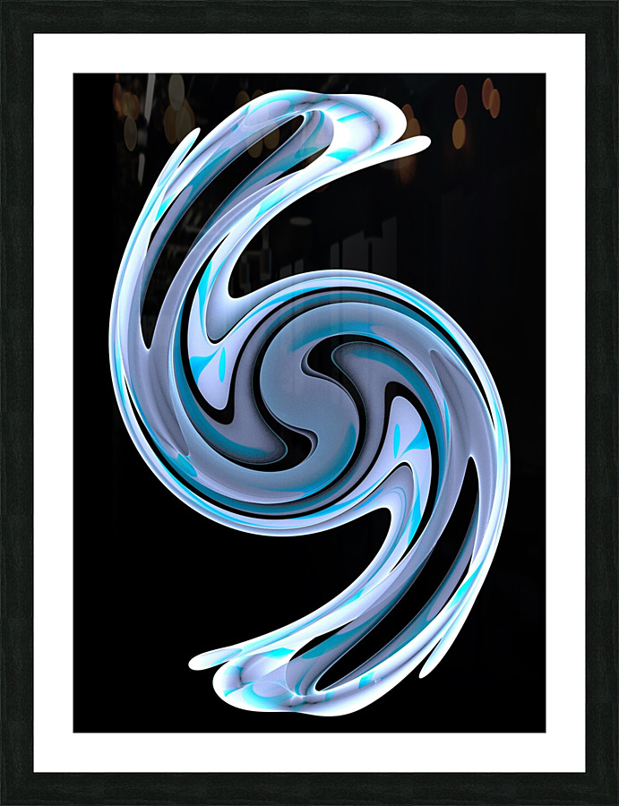 Spiral Ocean Picture Frame print