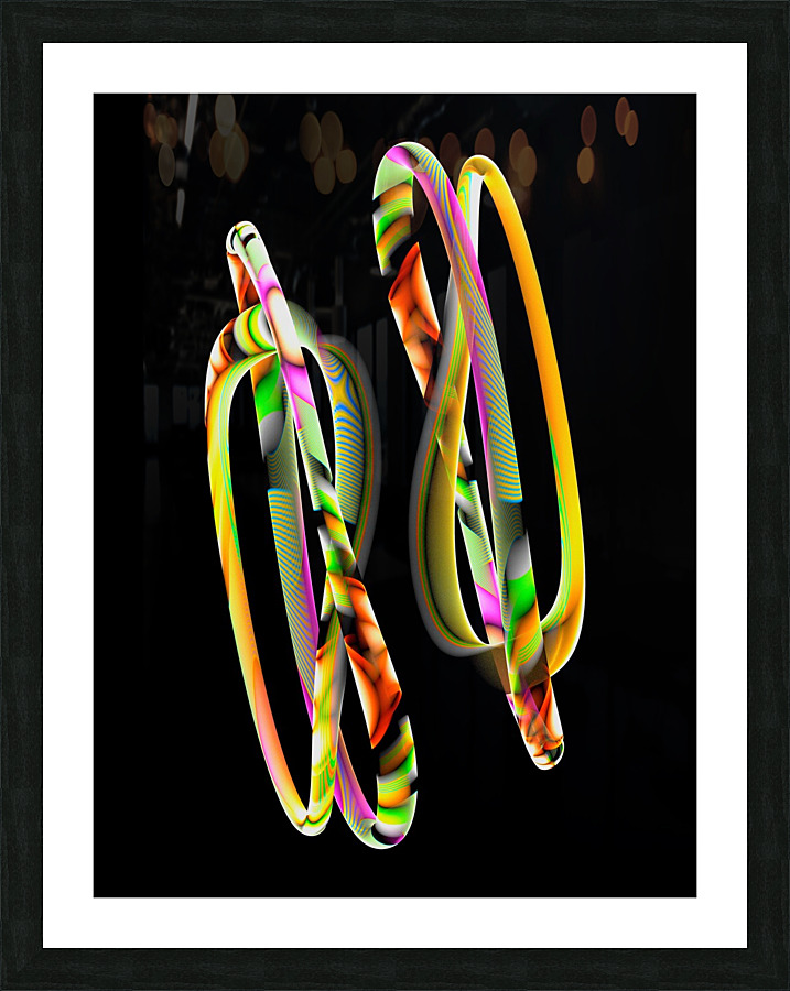 Jungle Neon Picture Frame print