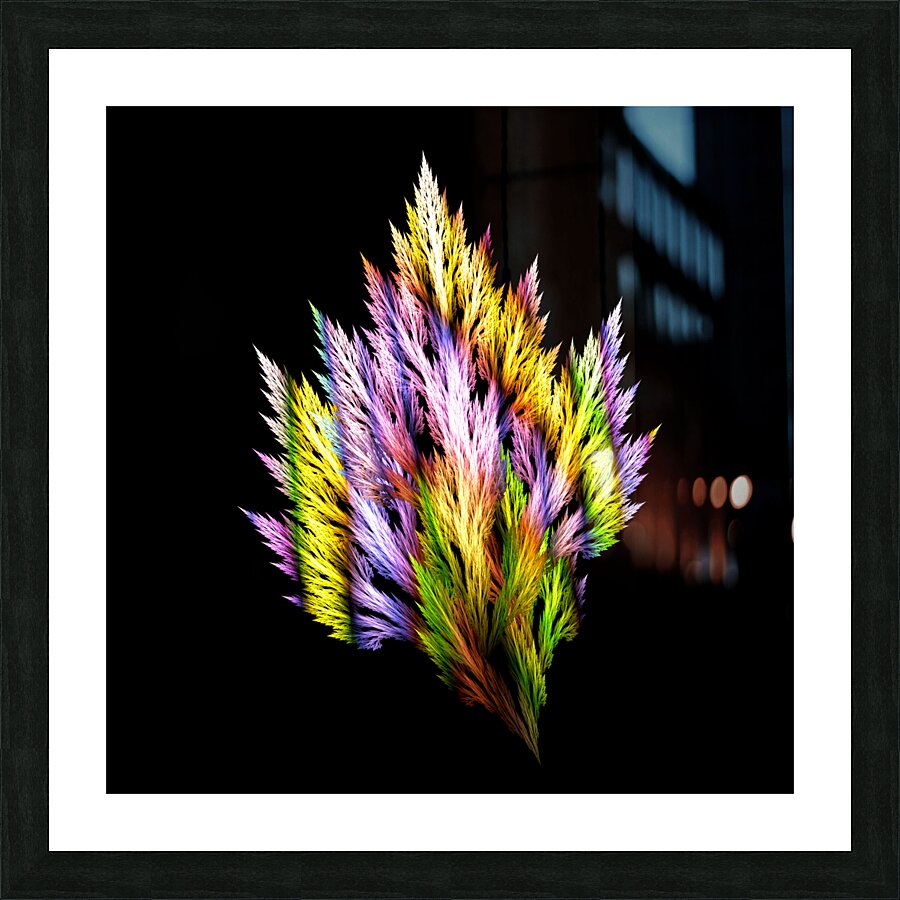 Pine Leaves Picture Frame print