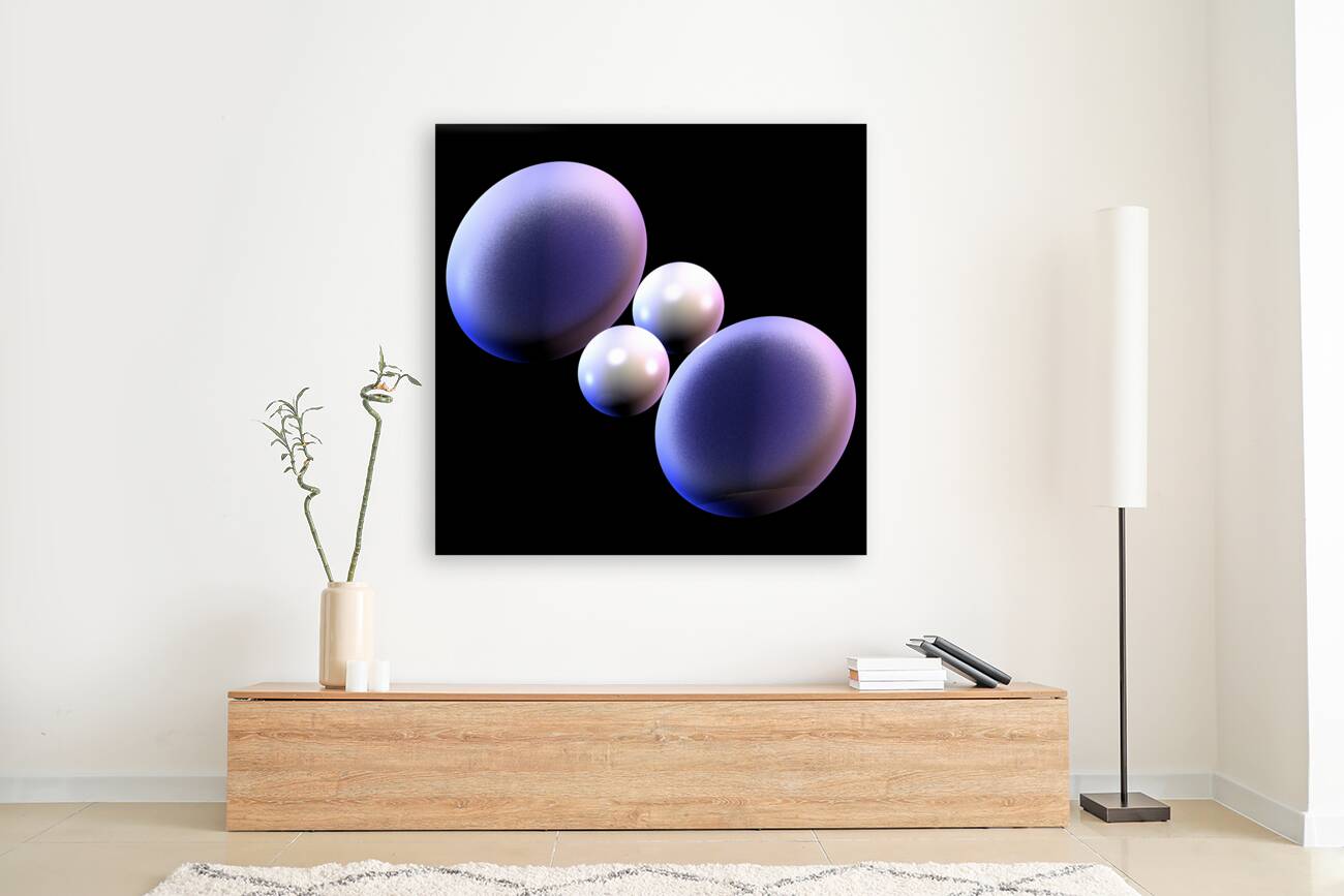 Blue Pearls Reproduction