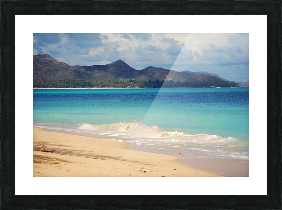 Waimanalo Beach Picture Frame print