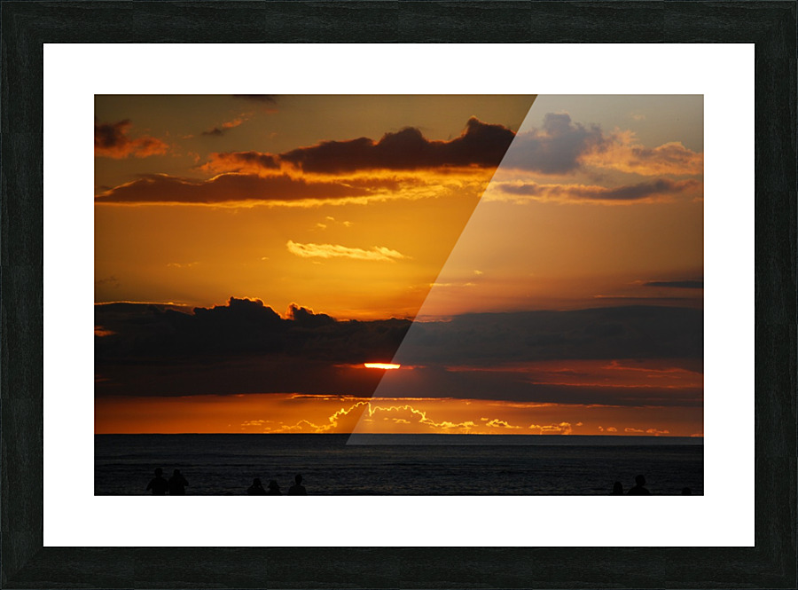 Sunset Waikiki  Picture Frame print