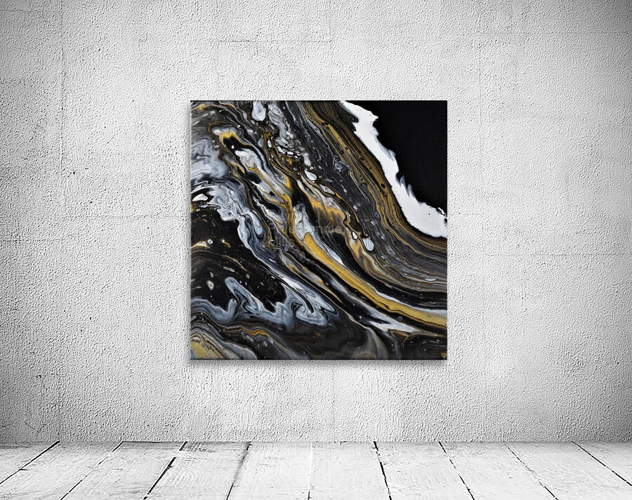 Abstract black gold Wall Preview