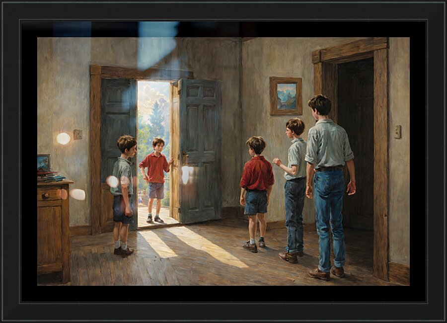 Came to Visit Picture Frame print