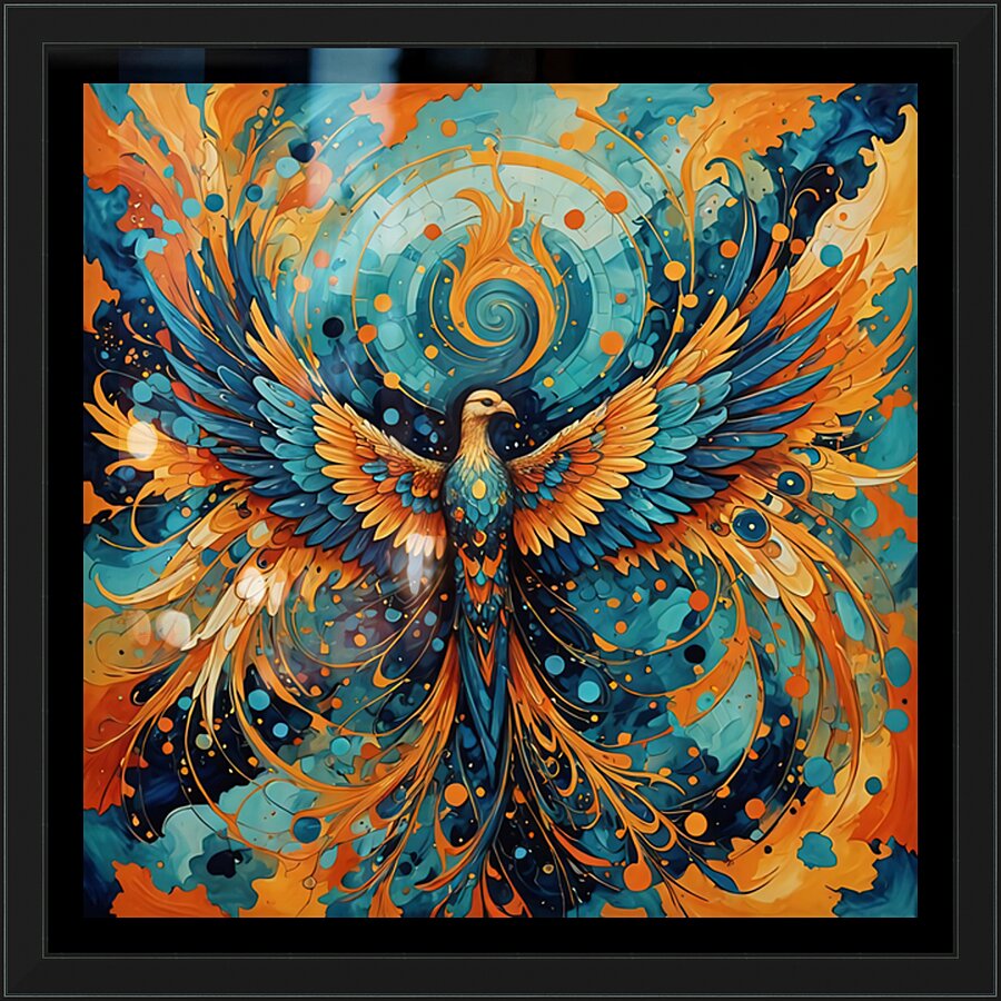 Phoenix Rising Picture Frame print