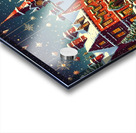 village town snow Acrylic print