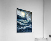 waves storm sea Acrylic Print