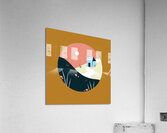 ellipse design background poster Acrylic Print